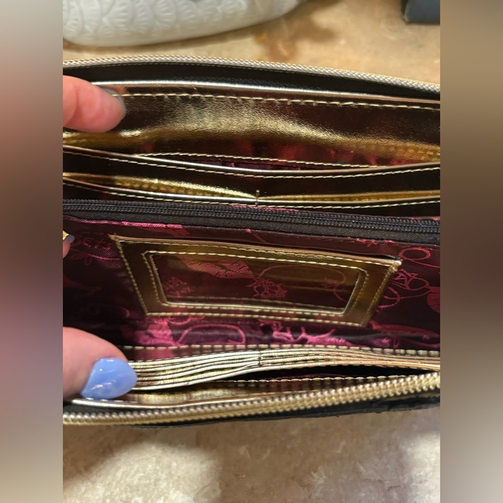 Betsey Johnson Black Quilted Clutch - Picture 7 of 10